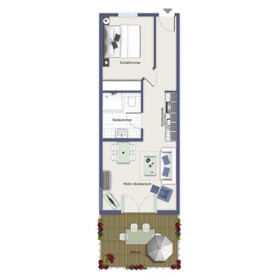 Meeresblick Wohnung 220 Kuehlungsborn Exterior foto